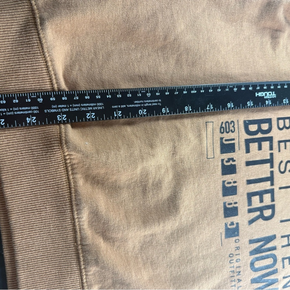 Timberland Tan Sweatshirt with Bold Logo (A286) - Picture 9 of 13